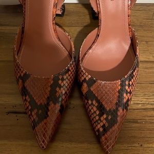 Amina Muaddi Holli Slingback
